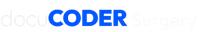 docuCODER Surgery project wordmark, highlighted color card logo