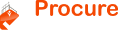 Procure Builder project wordmark, highlighted color card logo